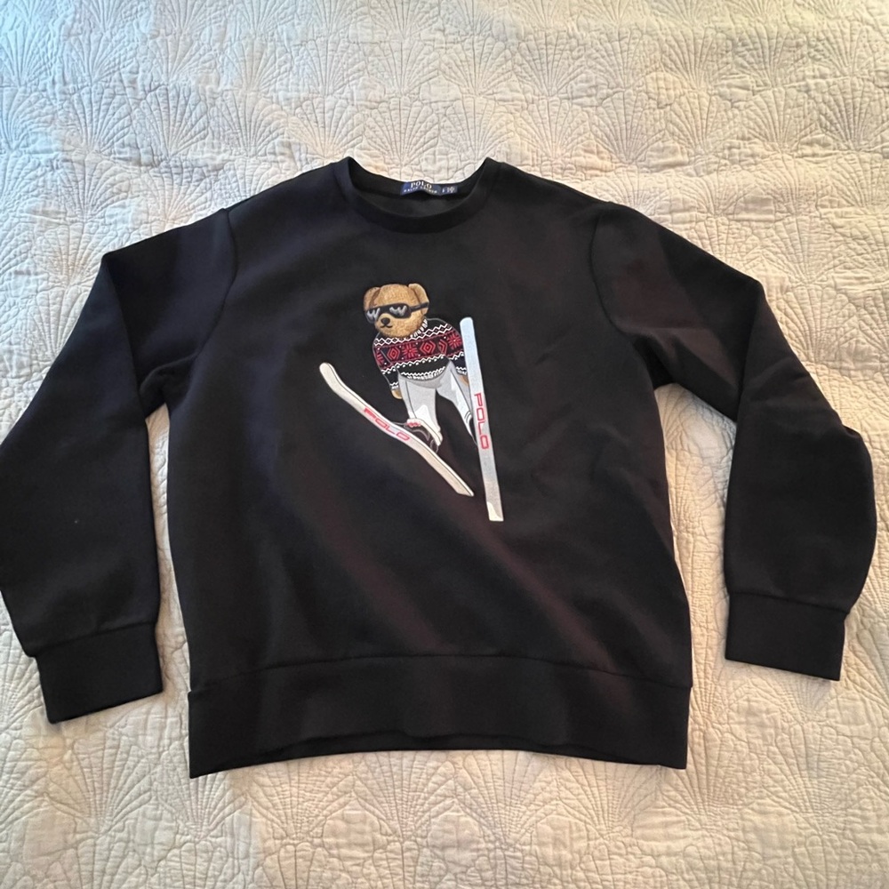 polo ralph lauren ski bear sweater